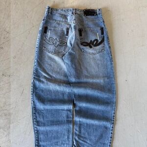 Y2K 2000s Baggy Southpole Denim Jeans 38x30